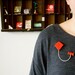 Kite Brooch - Wooden Brooch - Collar Clip - Sweater Clip - Pastel Jewellery - Red, Pale Yellow, Pale Blue or Green
