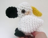 Amigurumi Parrot, Sulfur Crested Cockatoo