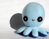 Blue original octopus plushie - 4"