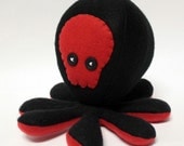 SALE Skull octopus plush - Choose your colors - 7"