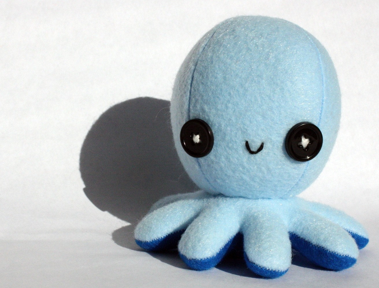 Blue original octopus plushie - 4"