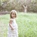 Beautiful Organic White Ruffle Dress..NB, 3m, 6m, 9m, 12m, 18m, 2T, 3T, 4T..dressbabybeautiful