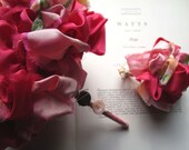 Vintage Fabric Flower Bouquet