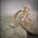 Pearl ball cluster ring