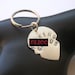 F .CKING GENIUS--Guitar Pick Keychain, Sterling Silver, MATURE