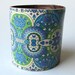 Leather cuff / wallet wristband - Paisley