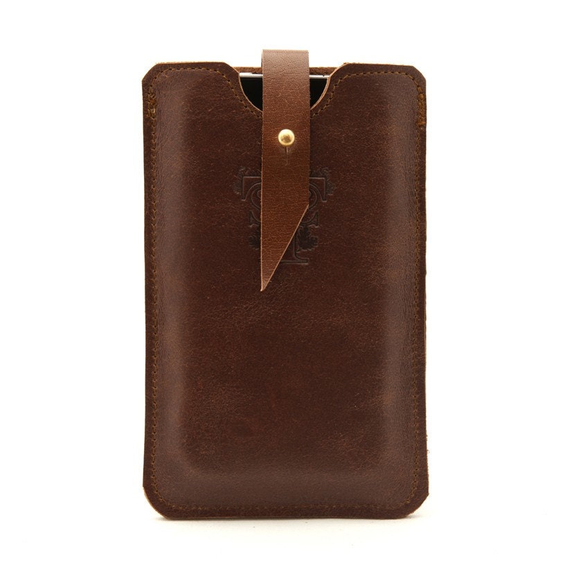Leather iPhone/iTouch/HTC (Desire/Mozart) Case - Peach Tree