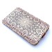 Leather iPhone 4 case & iPhone 4S Case - Pebble Grey and white lace