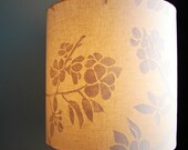 Apple Blossom Lamp Shade in White