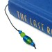 RESERVED Book Thong, Beaded Bookmark, Book Cord, Book String, Gift for Book Club, Blue, Green, TJBdesigns