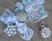 BRICO  Vintage Rhinestone Bookmark - Free S&H
