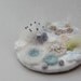 Moldy madness brooch - Pale colours