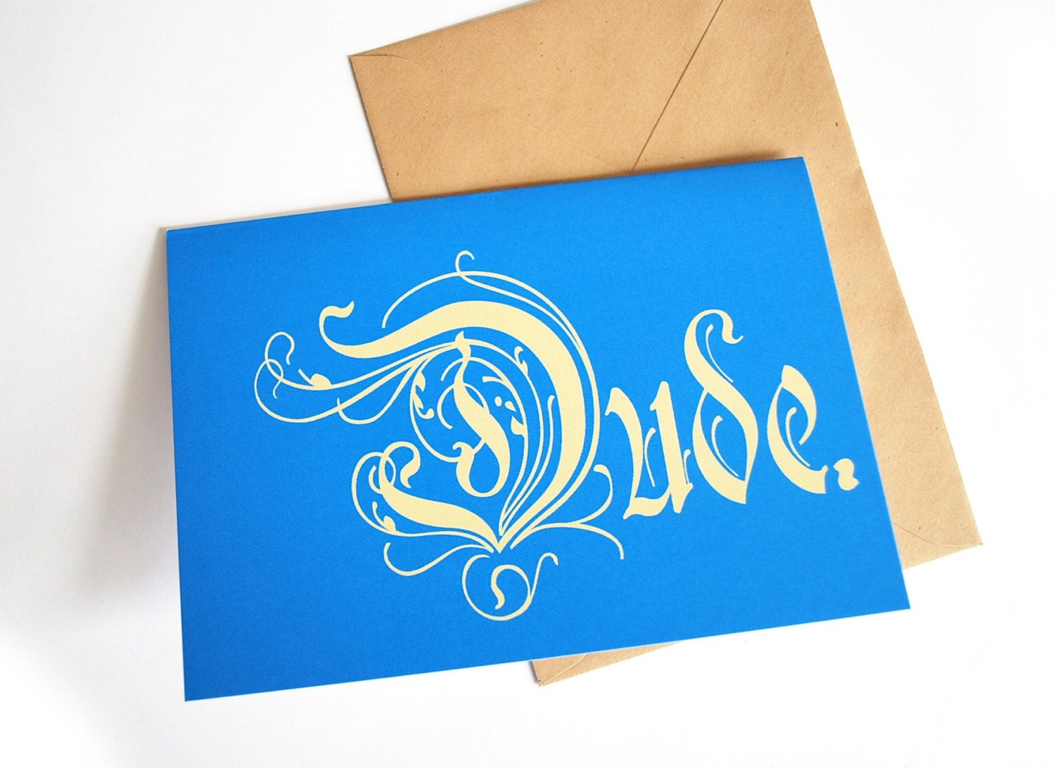Dude Card Blue