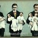 1906 Vintage Funny Father's Day Postcard. Solo Duet Quartet