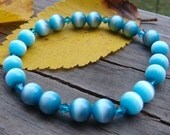 Turquoise Stackable Stretch Bracelet, perfect for you next Arm Party, ready to ship