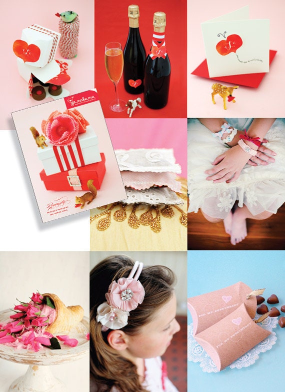 28 Page Romantic Printable Gift Packaging and Sewing Ideas E-Magazine