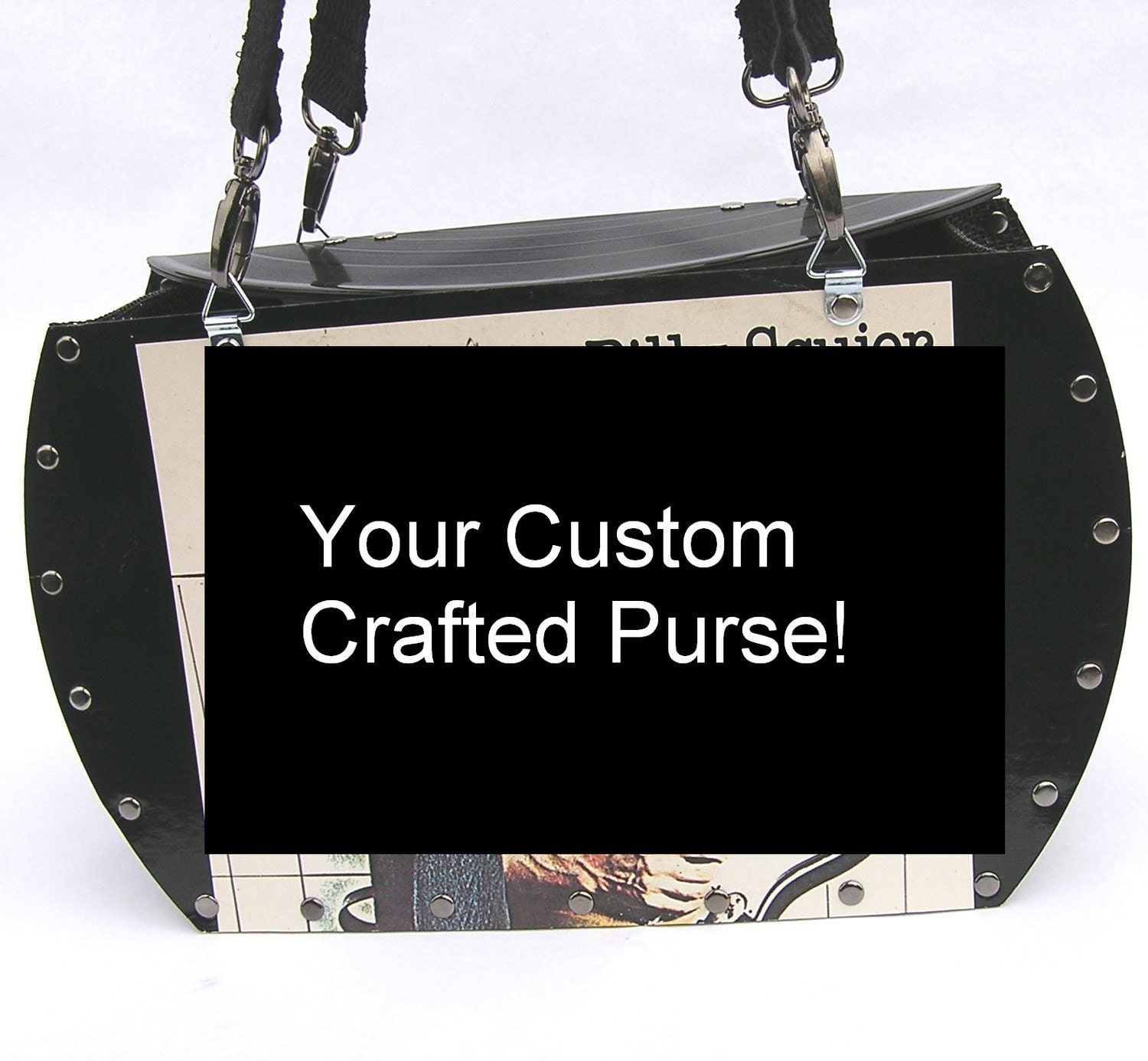 Your Custom Crafted Record Album Purse