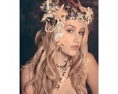 Made to order, each one is unique- SIREN SONG. Mermaid headdress, LIAISON by Kat Swank.