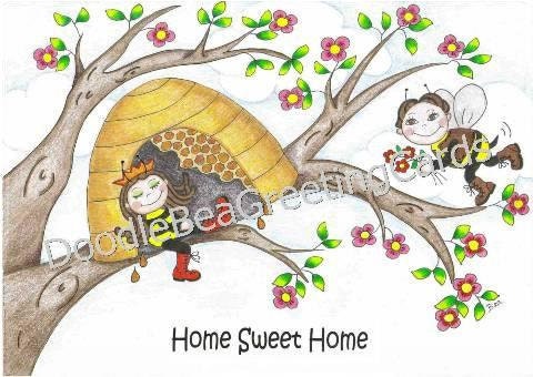 Happy Anniversary Greeting Card (A103) Home Sweet Home