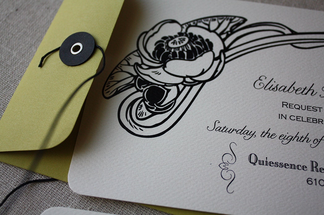 Wedding Invitation Suite, 50 sets, the Josefina