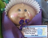 50 lollibabies baby shower lollipops baby face chocolates (INCLUDES SHIPPING)