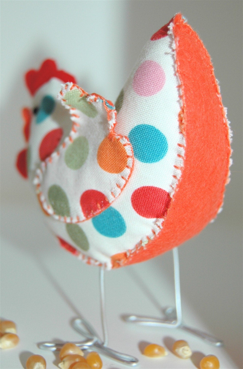 Cock-a-Doodle Polka Dot Cocotte
