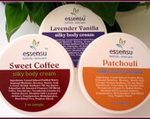 Rich Silky Body Cream Trio Customized For You - Choose Three Scents No Parabens