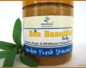 Bee Beautiful Body Organic Wildflower Honey Sugar Scrub - 11 oz