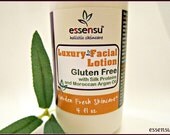 Unscented Argan Oil Nourishing Silk Protein Facial Moisturizer  - 4 oz  Gluten Free No Parabens