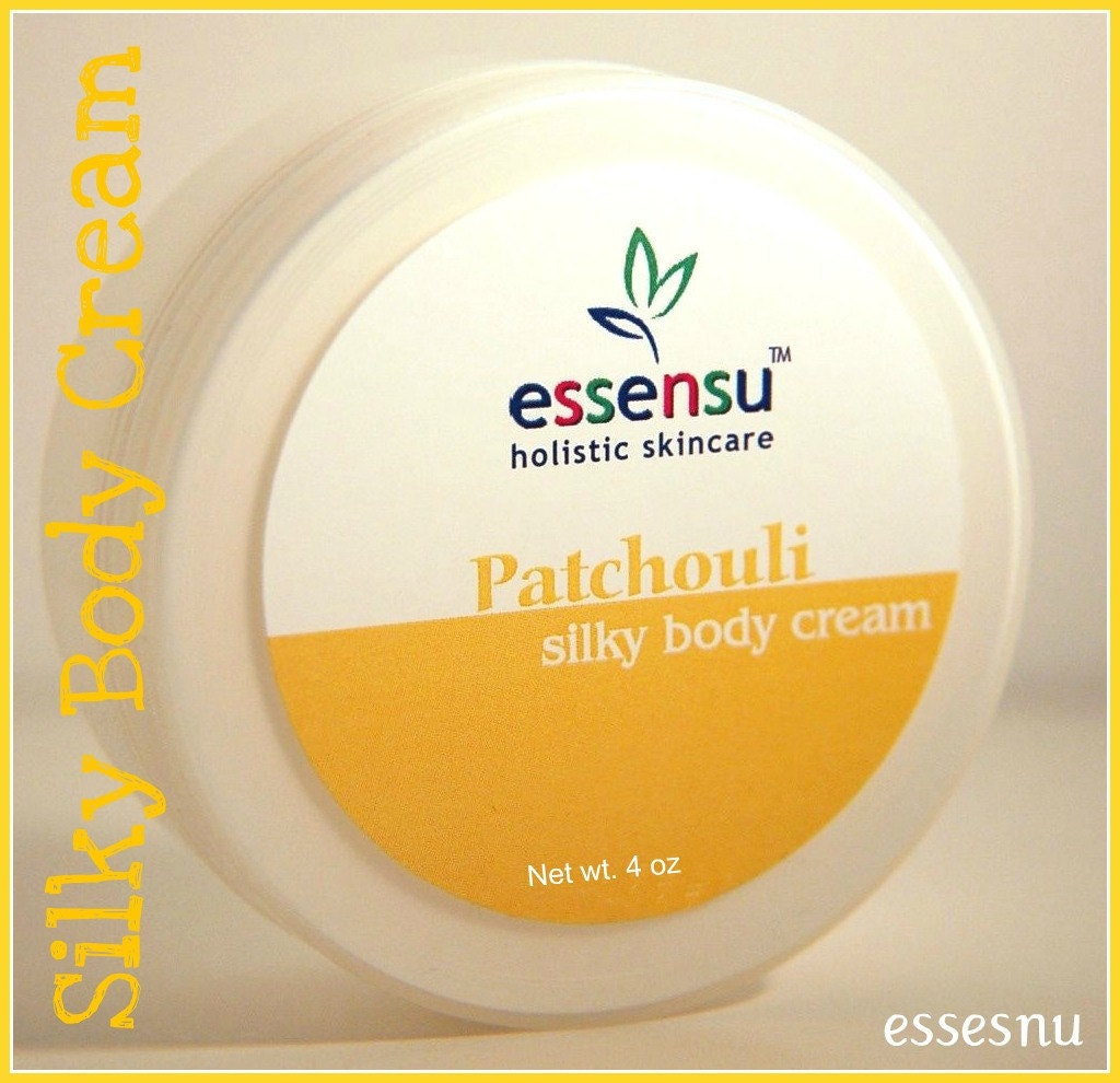 Patchouli Luxury Moisturizing Silky Body Cream - 4 oz Or Customize Scent No Parabens