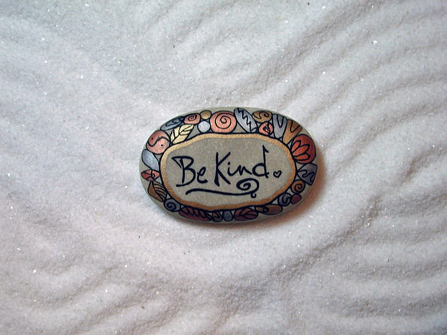 Stone Poem...Hand Painted stone with a message