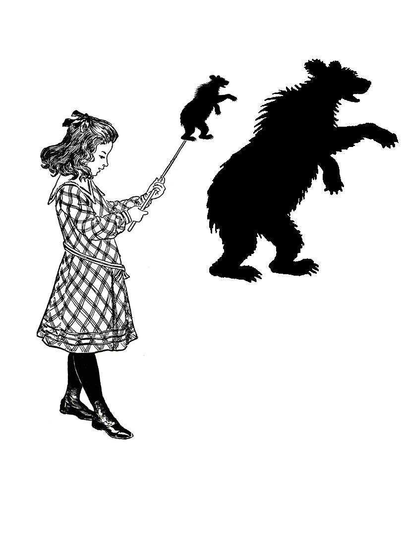 Her Shadow Puppet (Art Print)