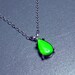 Ammolite Teardrop Pendant Necklace