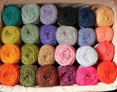 Organic cotton Bamboo blend yarns- 10 skeins