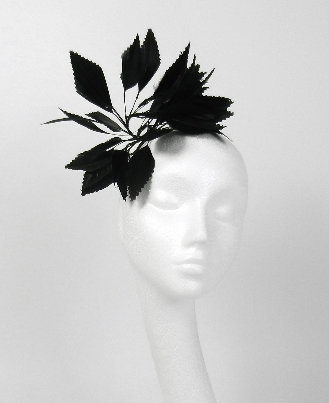 Black  Fascinator Hat for Kentucky Derby, Weddings and Christmas Parties