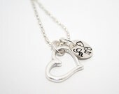 Sterling Silver Open Heart Charm