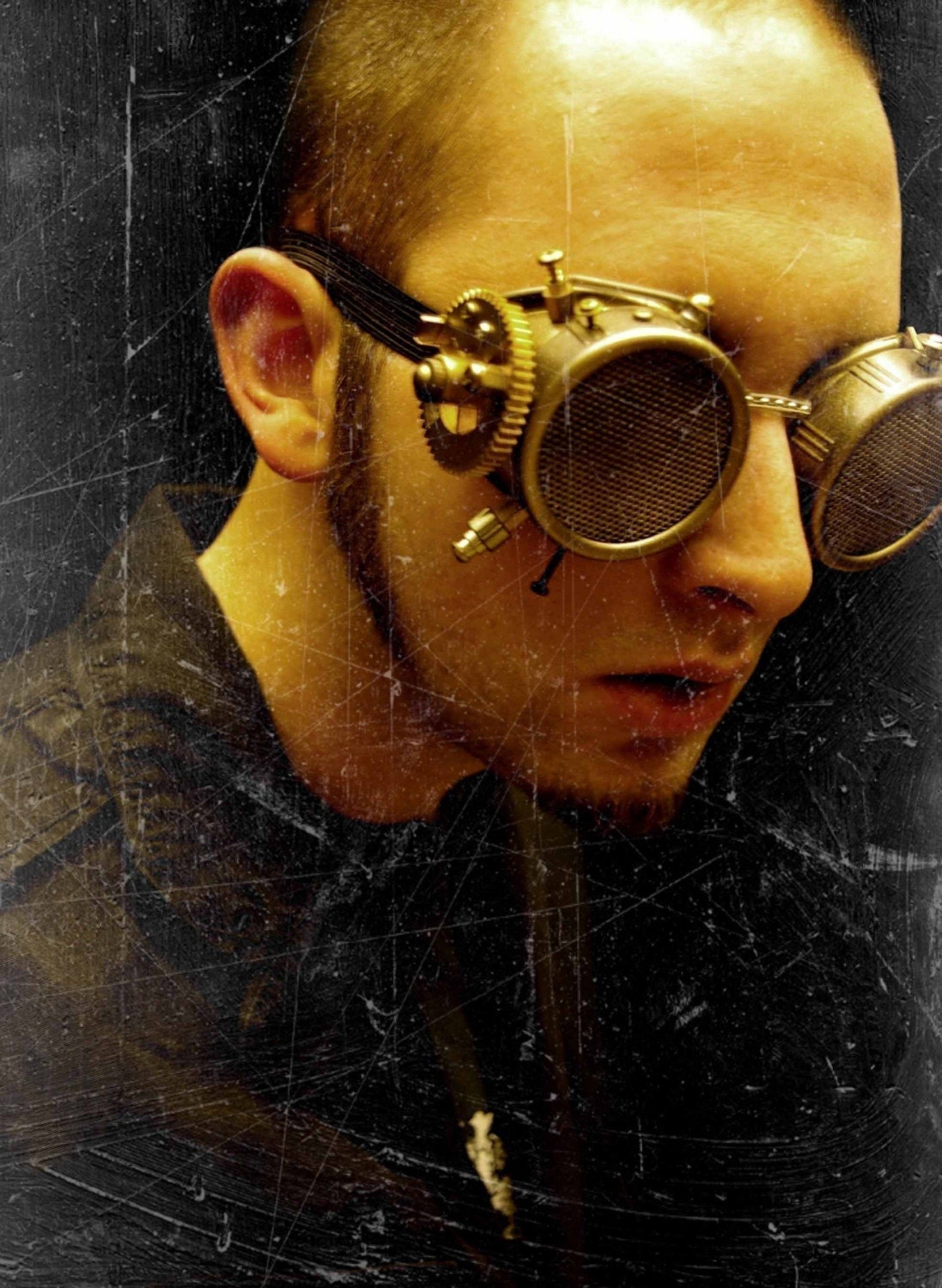Custom Made SteamPunk Goggles By Panzer Kitty