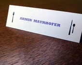 Printable Wedding Place Cards - Silhouette