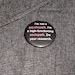 I'm not a psychopath, Anderson. - Sherlock (button)