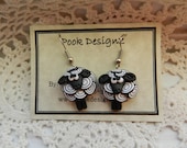 Pook's Cutest Ever Sheep Dangly Earrings