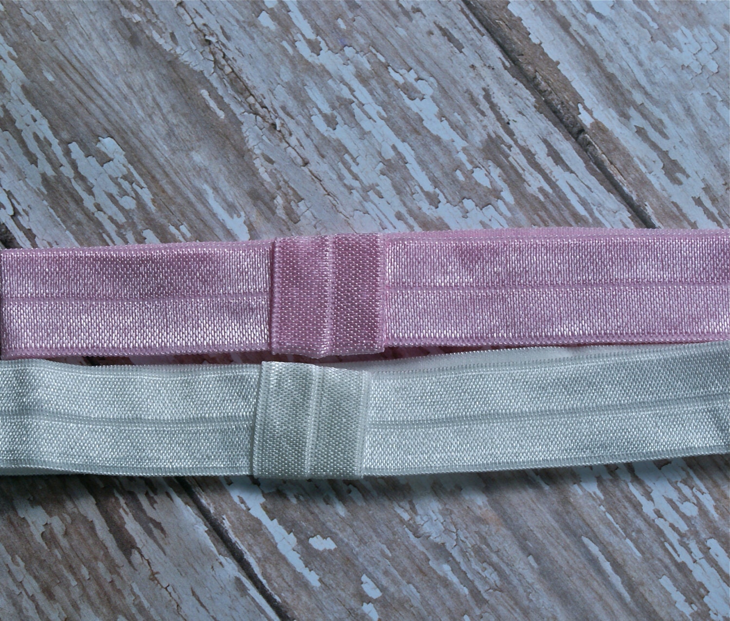 Baby Headbands......stretch nylon....pink or white.....lace....crochet....FOE elastic....skinny headbands