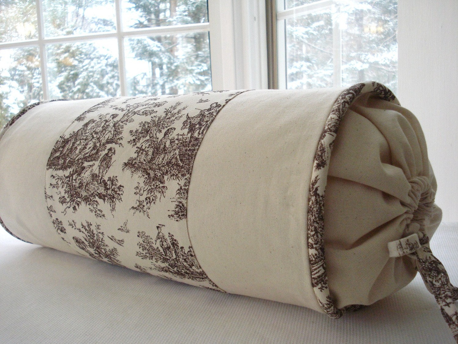 Items similar to Decorative Designer ..Bolster Pillow Cover