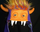 Monster Hat - Cadra Hungry Hat - Baby Size - READY TO SHIP