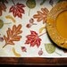 Autumn Leaves Linen Table Runner