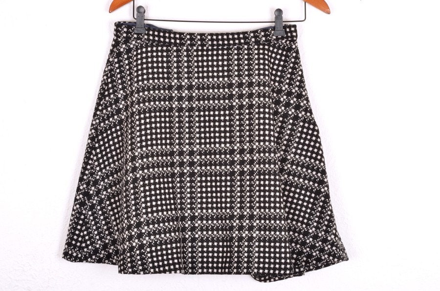 Japan Earthquake Relief SALE KANARO Tuck skirt/ Italian wool/ Medium