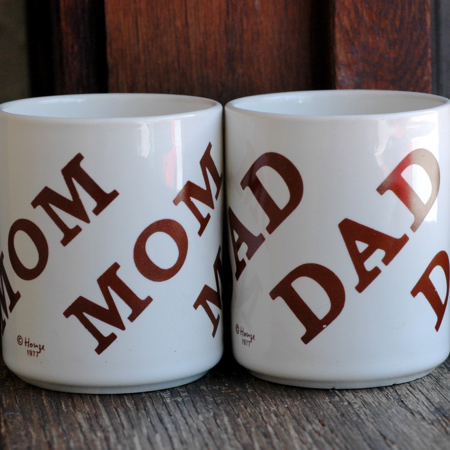 Mom And Dad Coffee Mugs By Mantisvintage On Etsy 