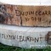 WOODBURNING / ENGRAVING ONLY for your Rustic Wood Tree Slice Wedding Cake Base or Cupcake Stand