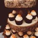 Custom for Jamie - Rustic Wood Tree Slice 5-tier Cupcake Stand for your Wedding, Event, or Party