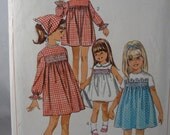 7466 Simplicity Size 8 Girl Spring Dress and Scarf