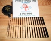 Spinning Control Card and Yarn Guide - Great Gift